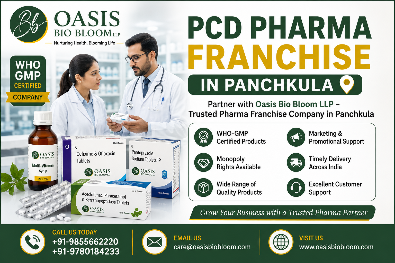 PCD Pharma Franchise in Panchkula