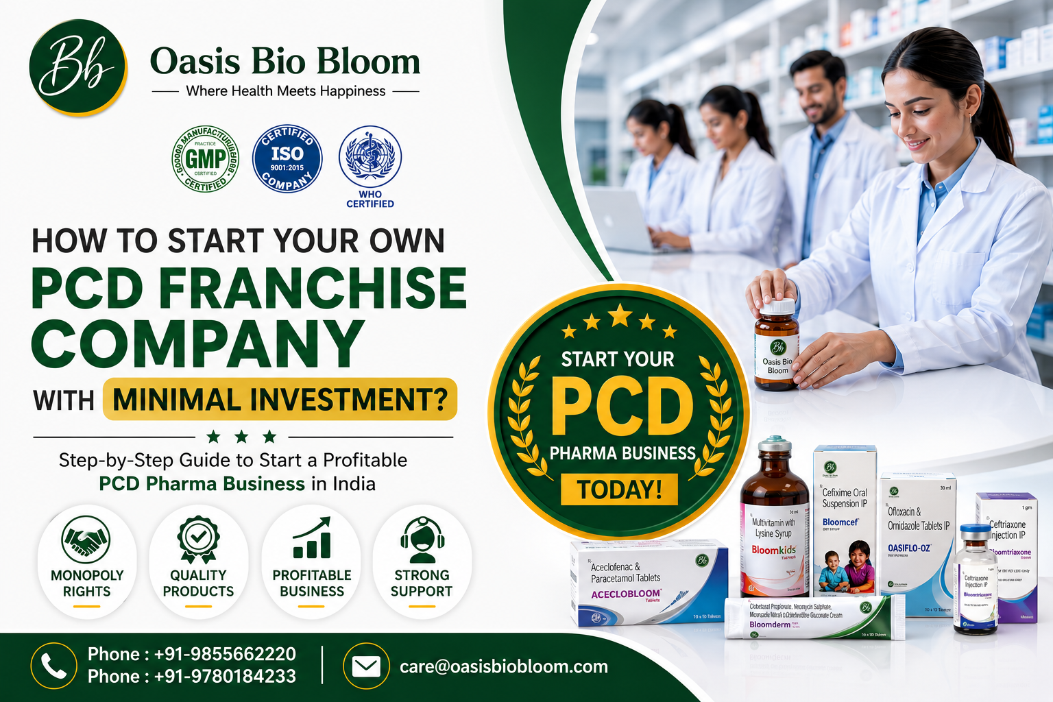 How to Start a PCD Franchise Company in India With Minimal Investment